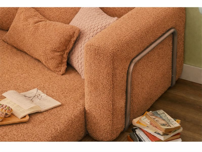 1-seters sovesofa Atelier Del Sofa Wello Single (80 x 70 cm) Oransje - Møbler - Stoler - Lenestoler - Sengestol