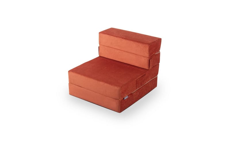 1-seters Sovesofa Maroubridgelcrest Appelsin - Appelsin - Møbler - Stoler - Lenestoler - Sengestol