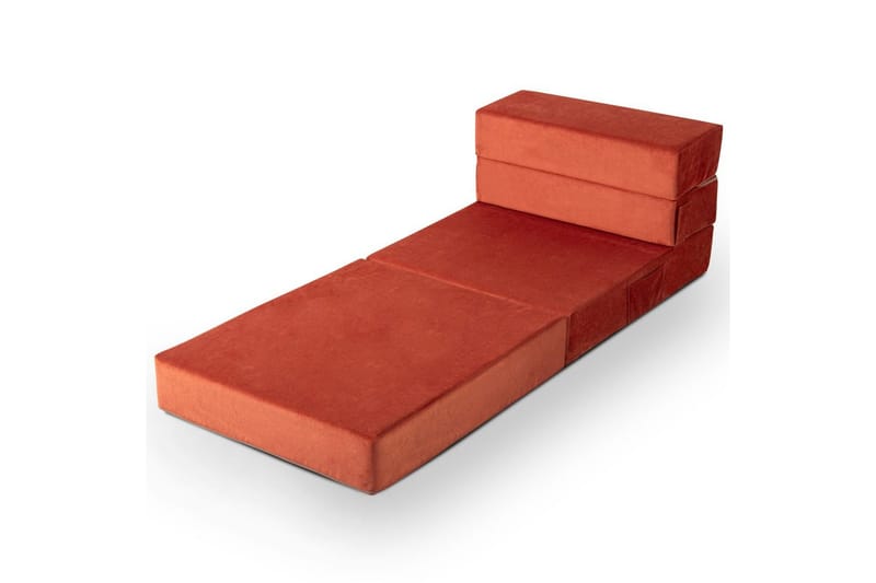 1-seters Sovesofa Maroubridgelcrest Appelsin - Appelsin - Møbler - Stoler - Lenestoler - Sengestol