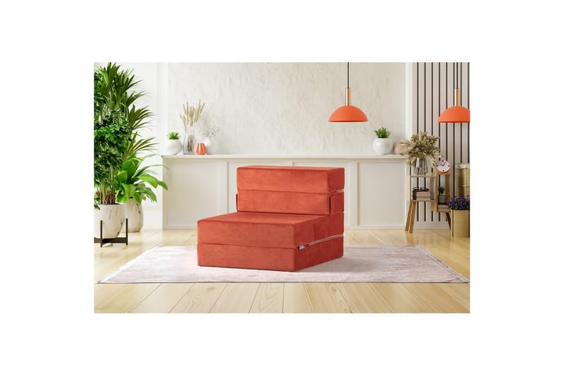 1-seters Sovesofa Maroubridgelcrest Appelsin - Appelsin - Møbler - Stoler - Lenestoler - Sengestol
