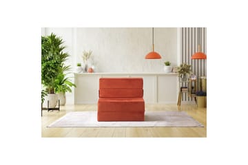 1-seters Sovesofa Maroubridgelcrest Appelsin - Appelsin - Møbler - Stoler - Lenestoler - Sengestol