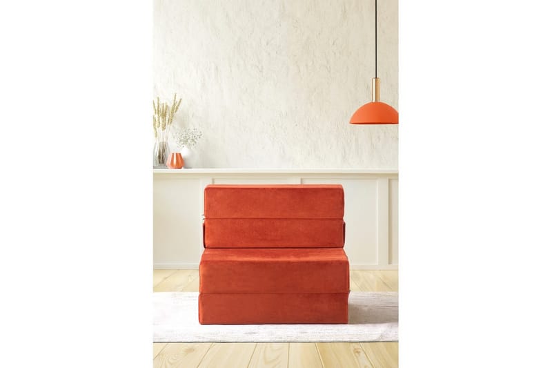 1-seters Sovesofa Maroubridgelcrest Appelsin - Appelsin - Møbler - Stoler - Lenestoler - Sengestol