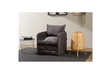 1-seters Sovesofa Rubby Grå - Grå - Møbler - Stoler - Lenestoler - Sengestol