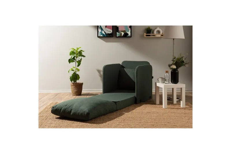 1-seters Sovesofa Rubby Grønn - Grønn - Møbler - Stoler - Lenestoler - Sengestol