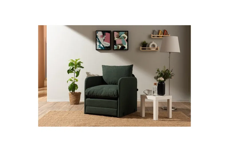 1-seters Sovesofa Rubby Grønn - Grønn - Møbler - Stoler - Lenestoler - Sengestol