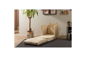 1-seters Sovesofa Rubby Krem - Krem - Møbler - Stoler - Lenestoler - Sengestol