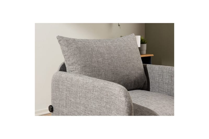1-seters Sovesofa Rubby Lys Grå - Lys Grå - Møbler - Stoler - Lenestoler - Sengestol