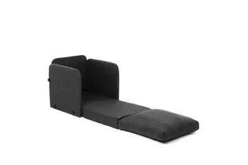 1-seters Sovesofa Rubby Mørk grå - Mørk grå - Møbler - Stoler - Lenestoler - Sengestol