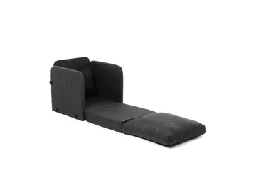 1-seters Sovesofa Rubby Mørk grå - Mørk grå - Møbler - Stoler - Lenestoler - Sengestol