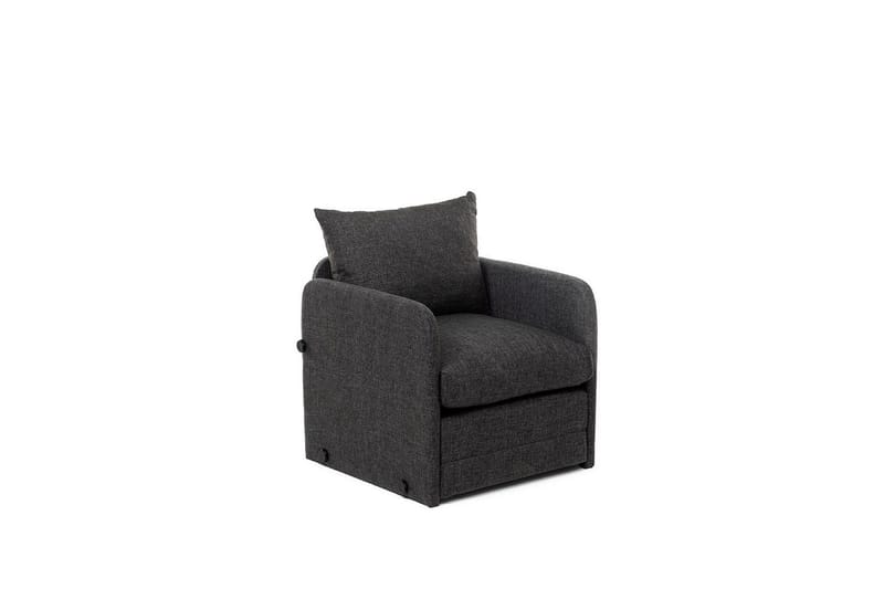 1-seters Sovesofa Rubby Mørk grå - Mørk grå - Møbler - Stoler - Lenestoler - Sengestol