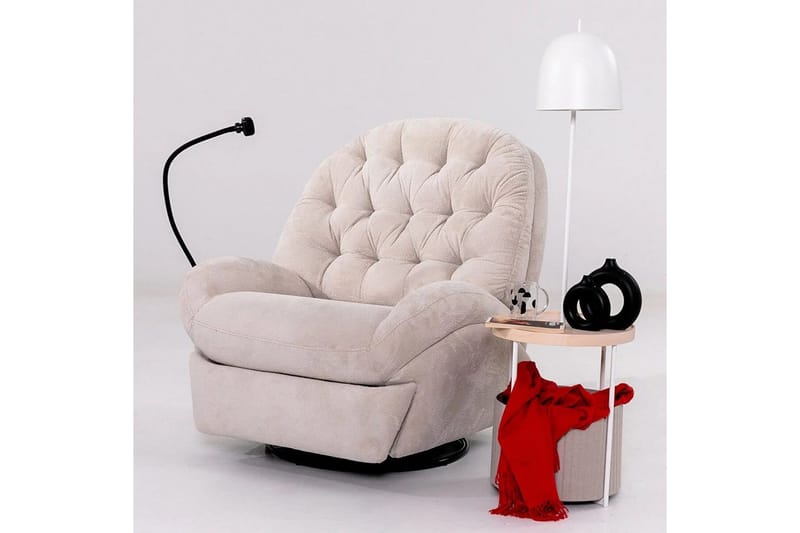 Adesis Elektrisk reclinerstol, Kremhvit