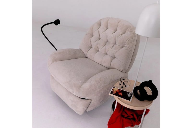 Adesis Elektrisk reclinerstol - Kremhvit - Møbler - Stoler - Lenestoler - Recliner