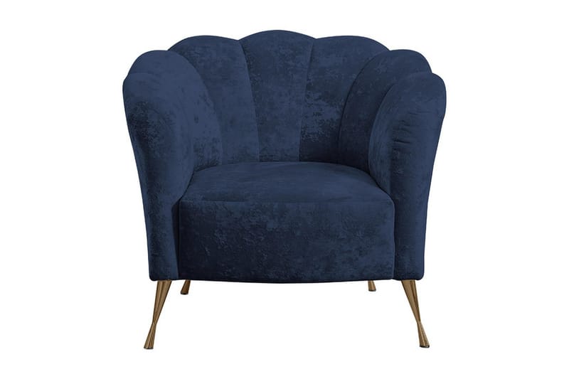 Adrial Lenestol, Fløyel/Blå/Gull