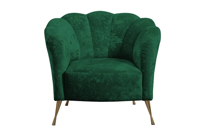 Adrial Lenestol, Fløyel/Grønn/Gull