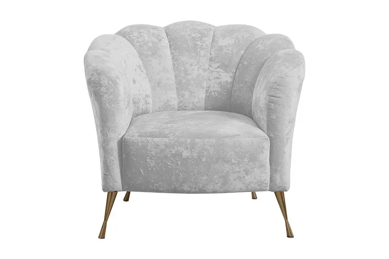 Adrial Lenestol, Fløyel/Hvit/Gull