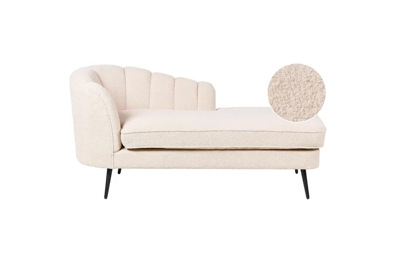 Allier Sjeselong 150 cm Venstre - Beige/Svart - Møbler - Stoler - Lenestoler - Liggestol