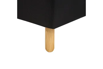 Alsten Sjeselong 163 cm - Svart/Lyst tre - Møbler - Stoler - Lenestoler - Liggestol