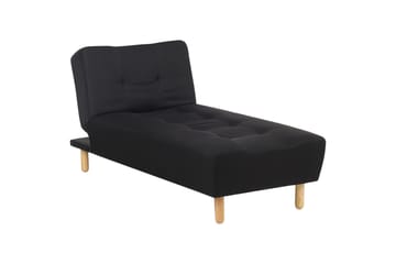 Alsten Sjeselong 163 cm - Svart/Lyst tre - Møbler - Stoler - Lenestoler - Liggestol