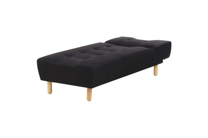 Alsten Sjeselong 163 cm - Svart/Lyst tre - Møbler - Stoler - Lenestoler - Liggestol