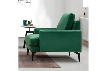 Andary Lenestol - Grønn/Svart - Møbler - Stoler - Lenestoler