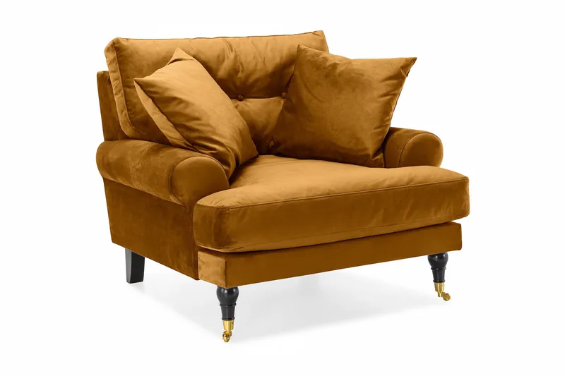 Andrew Lenestol Fløyel, Amber/Messing
