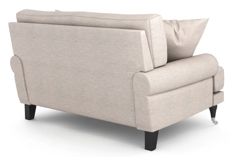 Andrew Loveseat - Beige/Krom - Møbler - Stoler - Lenestoler
