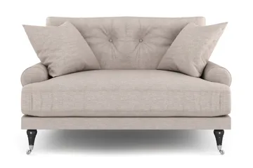 Andrew Loveseat - Beige/Krom - Møbler - Stoler - Lenestoler