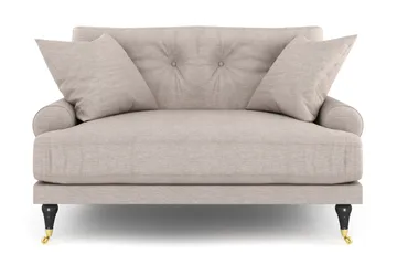 Andrew Loveseat - Beige/Messing - Møbler - Stoler - Lenestoler