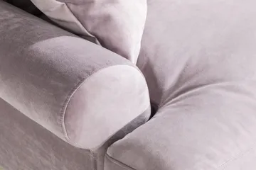 Andrew Loveseat Fløyel - Lilla/Krom - Møbler - Stoler - Lenestoler