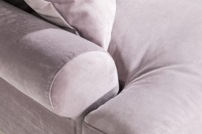 Andrew Loveseat Fløyel - Lilla/Krom - Møbler - Stoler - Lenestoler