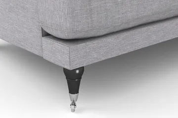 Andrew Loveseat - Lysegrå/Krom - Møbler - Stoler - Lenestoler