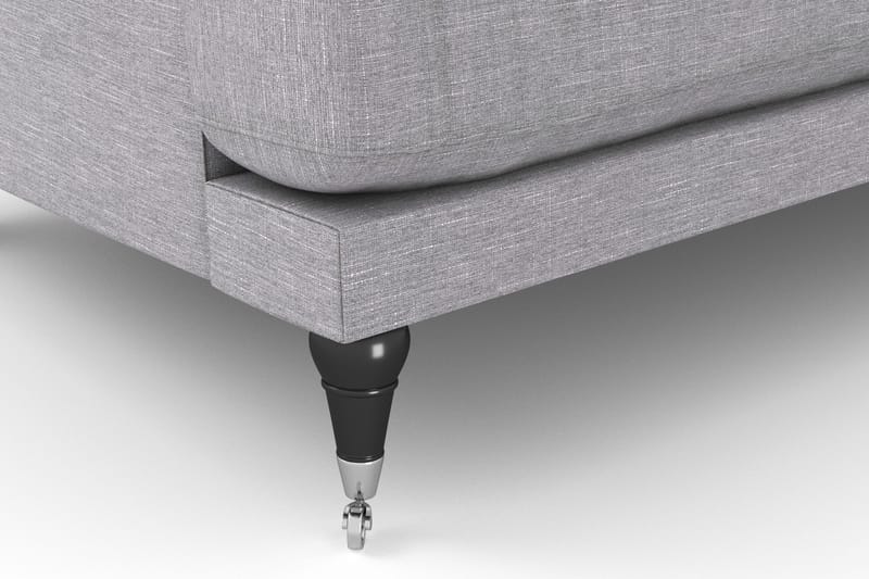 Andrew Loveseat - Lysegrå/Krom - Møbler - Stoler - Lenestoler