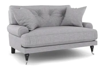 Andrew Loveseat - Lysegrå/Krom - Møbler - Stoler - Lenestoler