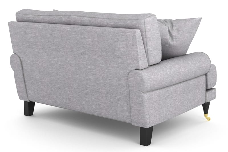Andrew Loveseat - Lysegrå/Messing - Møbler - Stoler - Lenestoler