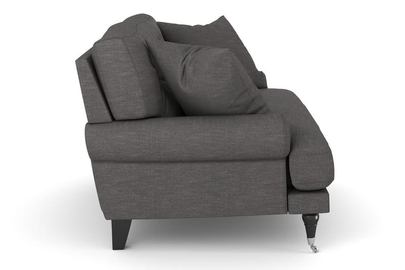 Andrew Loveseat - Mørkegrå/Krom - Møbler - Stoler - Lenestoler