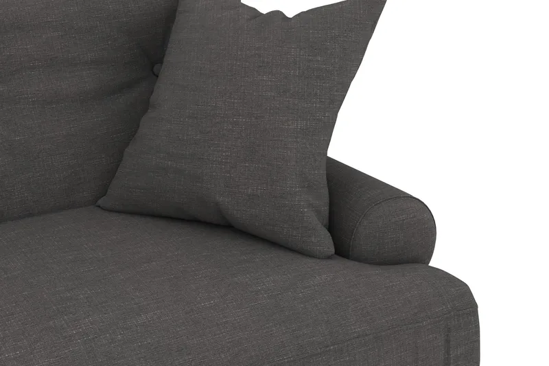 Andrew Loveseat - Mørkegrå/Messing - Møbler - Stoler - Lenestoler