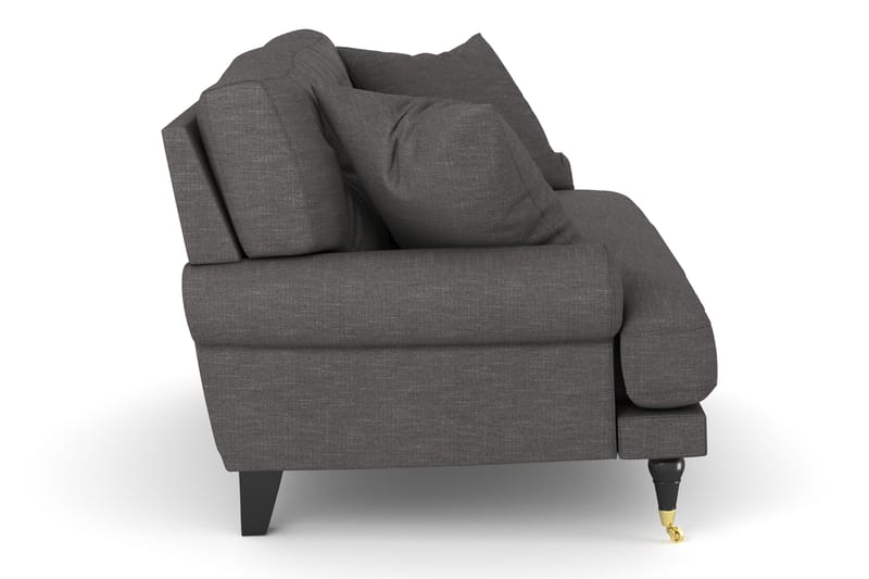 Andrew Loveseat - Mørkegrå/Messing - Møbler - Stoler - Lenestoler