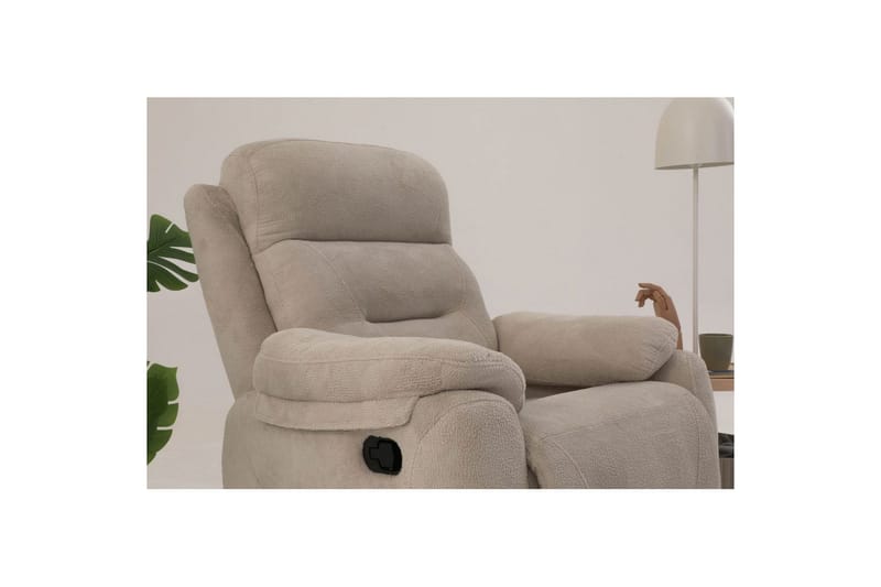 Angola Manuell reclinerstol - Kremhvit - Møbler - Stoler - Lenestoler - Recliner