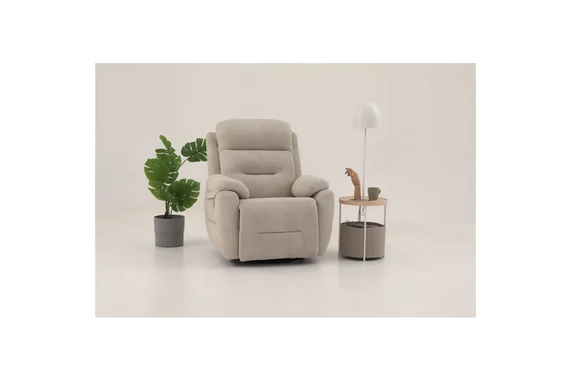 Angola Manuell reclinerstol - Kremhvit - Møbler - Stoler - Lenestoler - Recliner