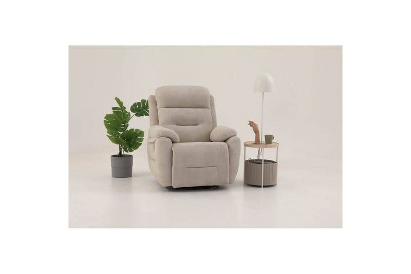 Angola Manuell reclinerstol - Kremhvit - Møbler - Stoler - Lenestoler - Recliner
