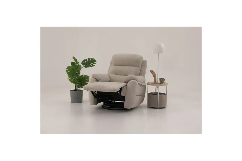 Angola Manuell reclinerstol - Kremhvit - Møbler - Stoler - Lenestoler - Recliner