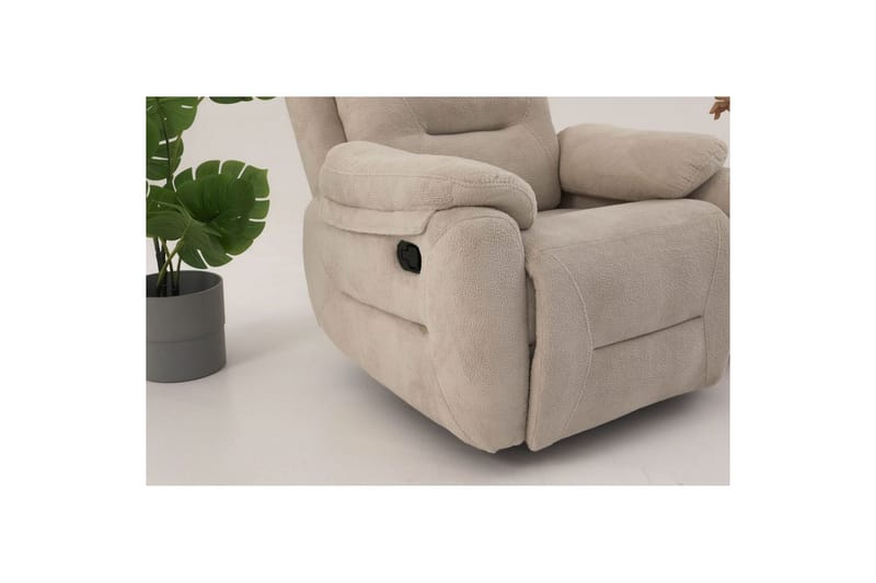 Angola Manuell reclinerstol - Kremhvit - Møbler - Stoler - Lenestoler - Liggestol