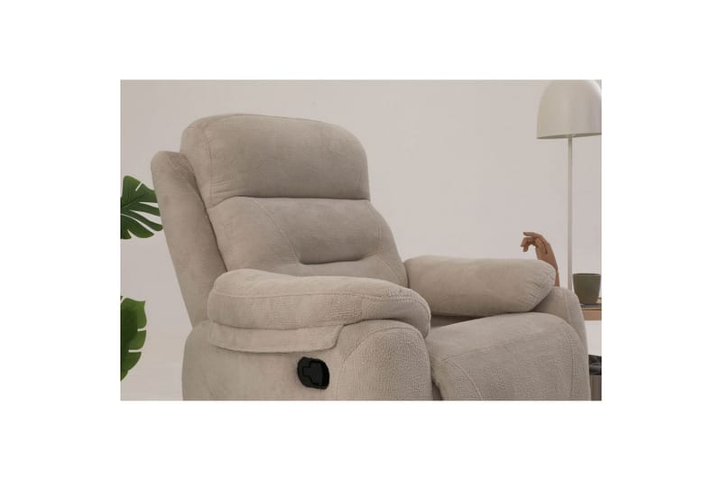 Angola Manuell reclinerstol - Kremhvit - Møbler - Stoler - Lenestoler - Liggestol