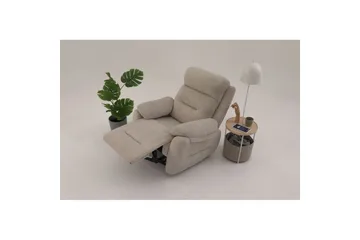 Angola Manuell reclinerstol - Kremhvit - Møbler - Stoler - Lenestoler - Recliner