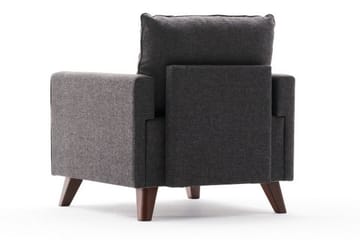 Antigua Lenestol - Antrasitt/Natur - Møbler - Stoler - Lenestoler