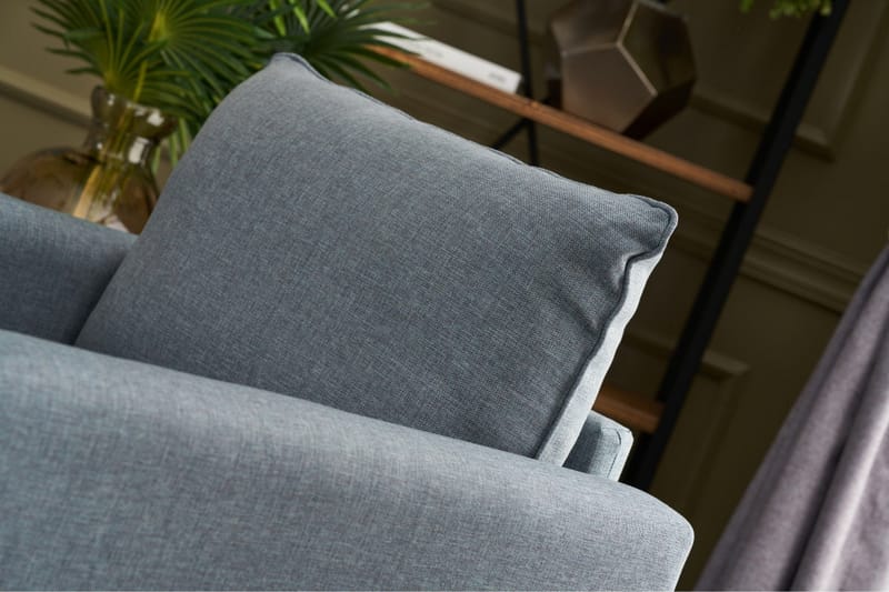 Antigua Lenestol - Blå/Natur - Møbler - Stoler - Lenestoler