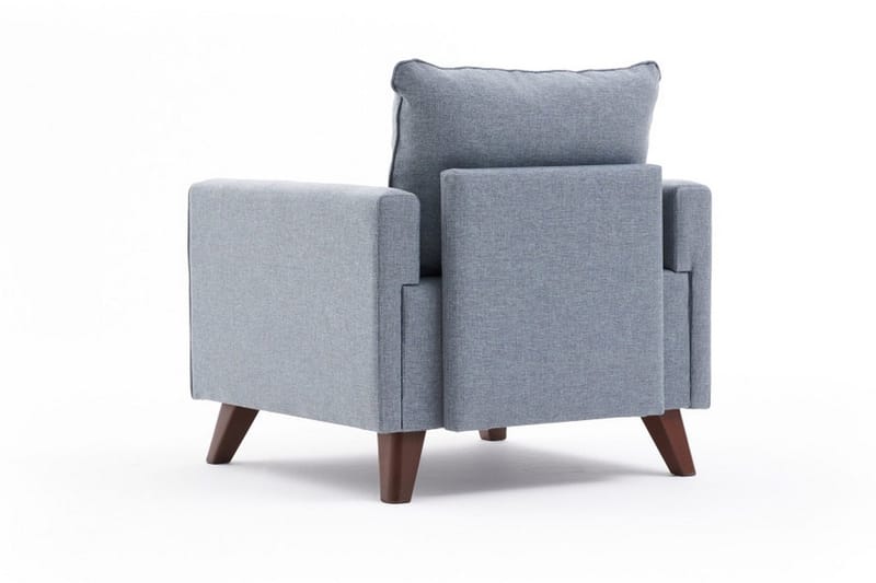 Antigua Lenestol - Blå/Natur - Møbler - Stoler - Lenestoler