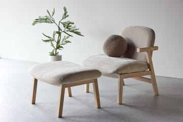 Armchair Venture Home Beige Fåtölj + Ottoman - Møbler - Stoler - Lenestoler - Lenestol med fotskammel