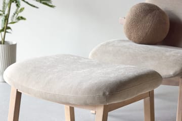 Armchair Venture Home Beige Fåtölj + Ottoman - Møbler - Stoler - Lenestoler - Lenestol med fotskammel