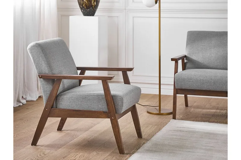 Asnes Karmstol - Grå - Møbler - Stoler - Lenestoler